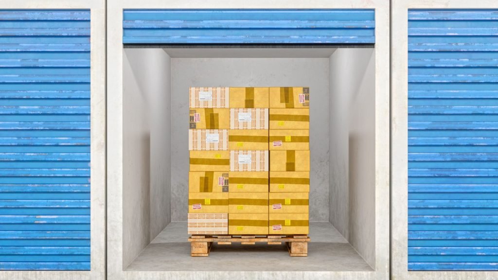 Ítens dentro de espaço para guardar coisas em brasília